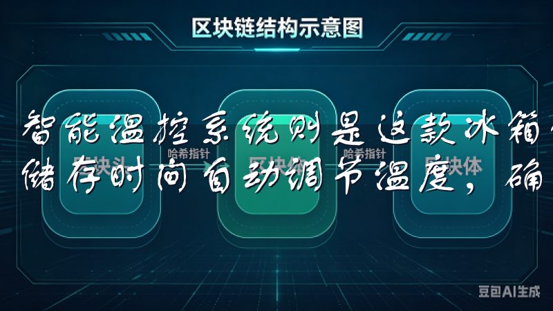 智能温控系统则是这款冰箱的亮点之一，能够根据食物的种类和储存时间自动调节温度，确保食物的新鲜度。